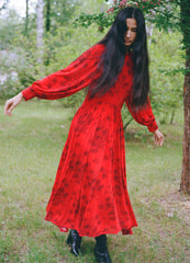 Sea New York Cornelia L/S Dress - Red