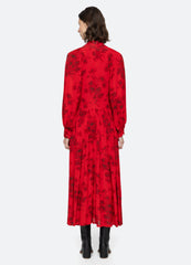 Sea New York Cornelia L/S Dress - Red