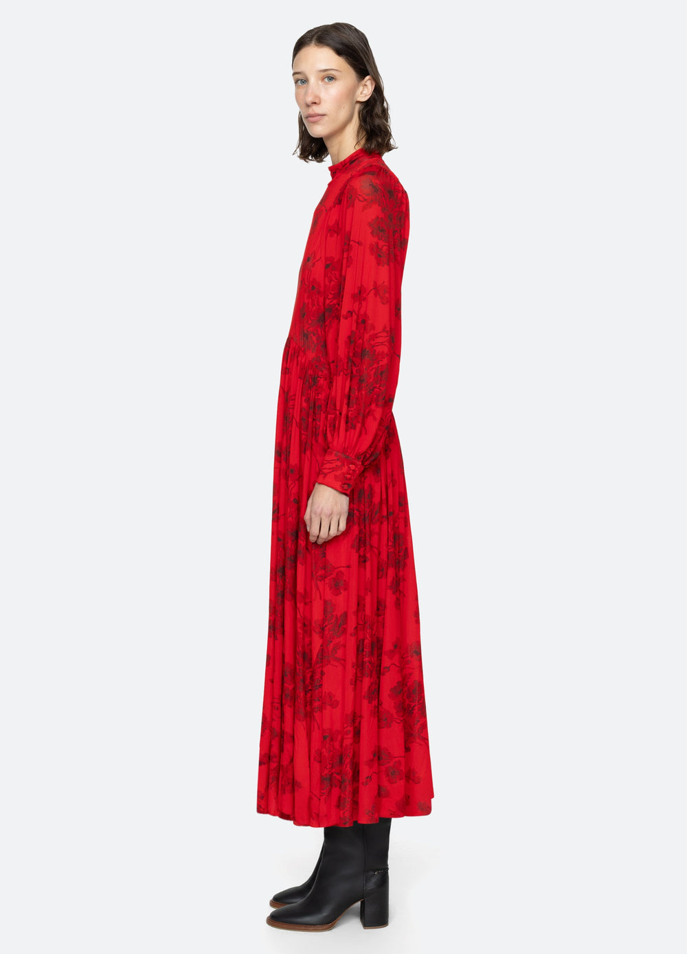 Sea New York Cornelia L/S Dress - Red