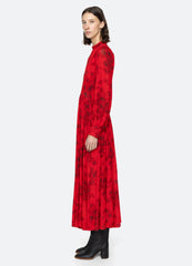 Sea New York Cornelia L/S Dress - Red