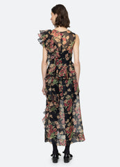 Sea New York Cornelia Midi Dress - Black