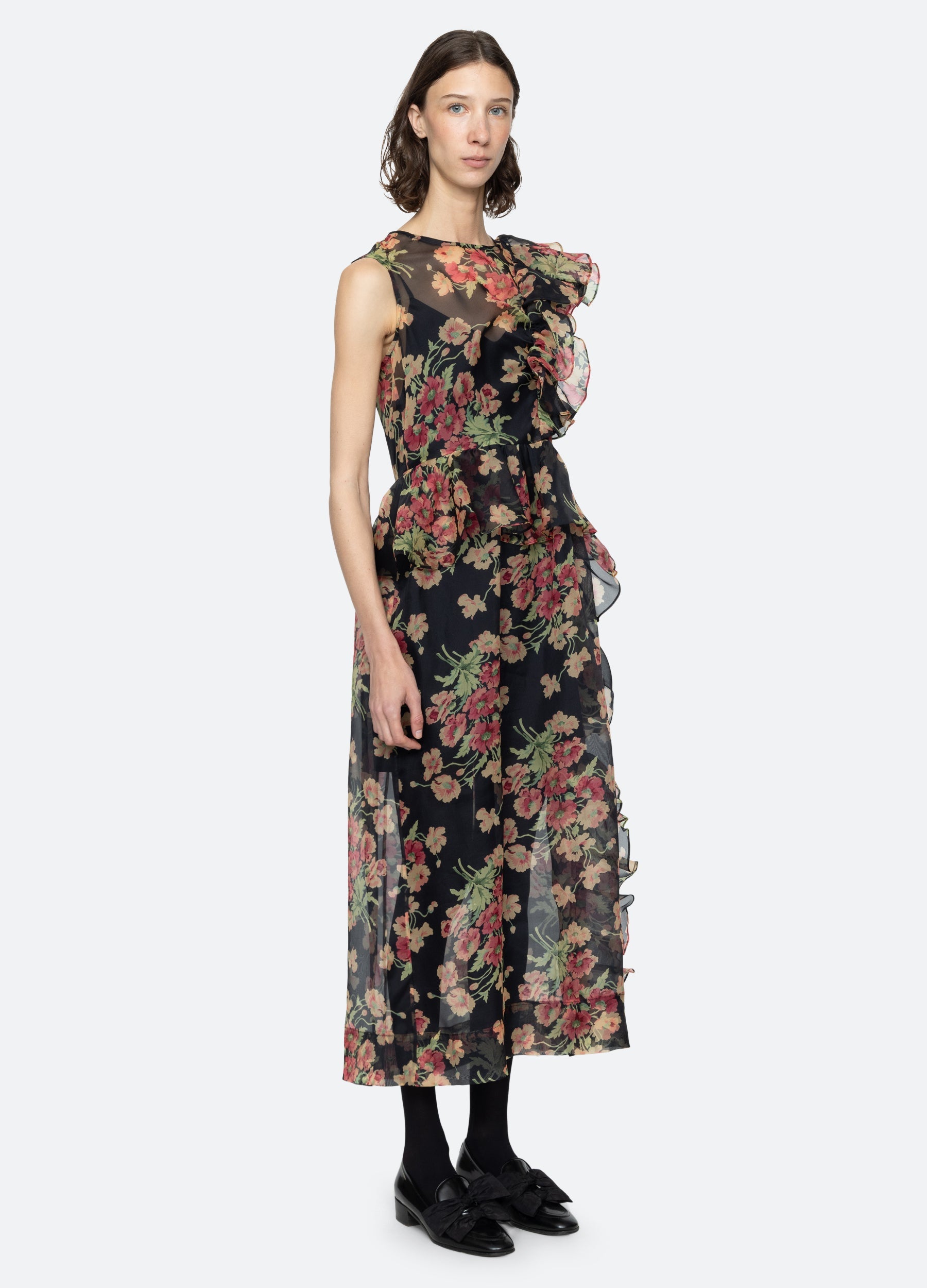 Sea New York Cornelia Midi Dress - Black