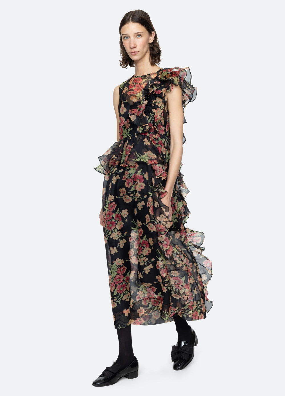 Sea New York Cornelia Midi Dress - Black
