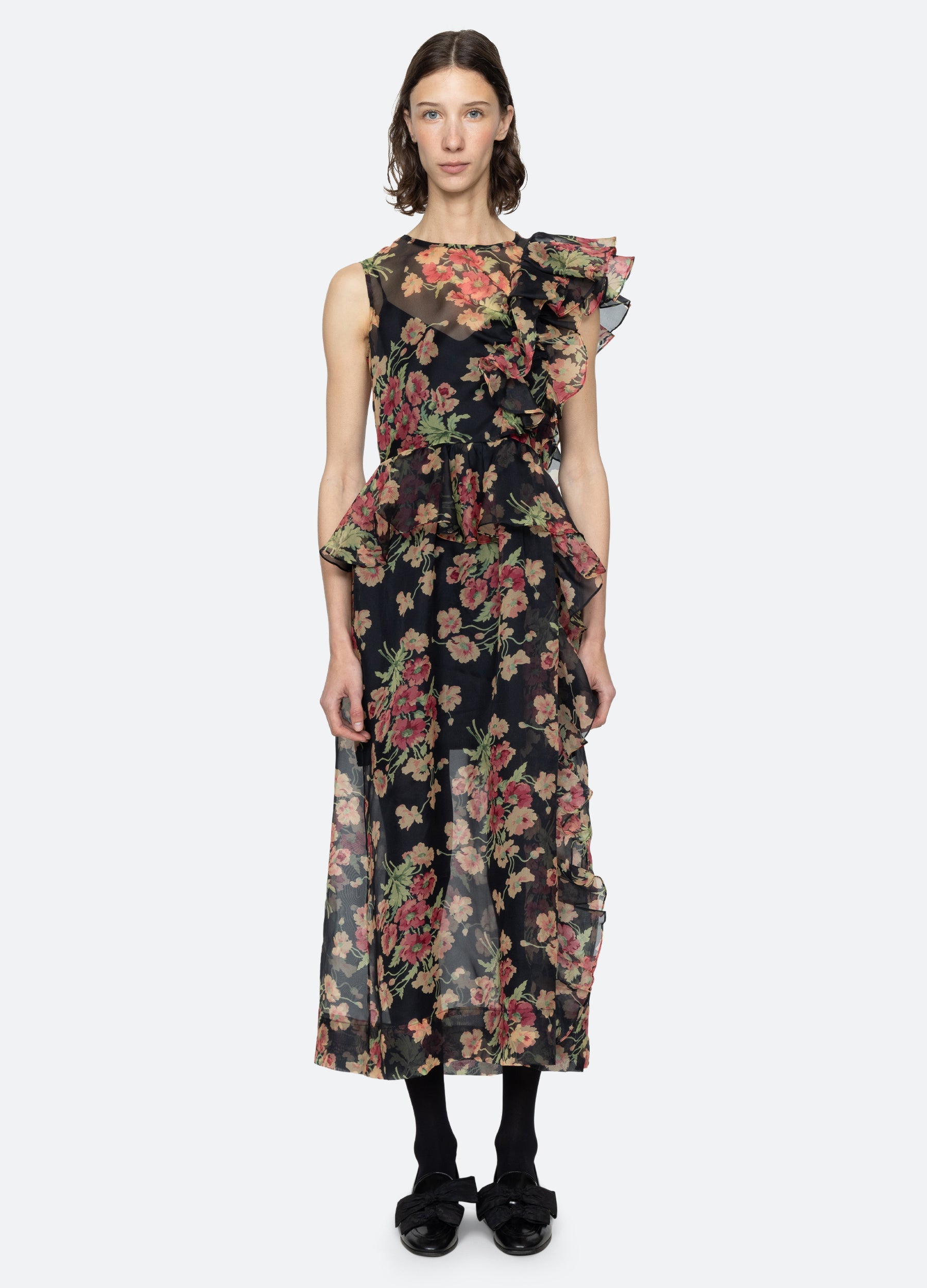 Sea New York Cornelia Midi Dress - Black