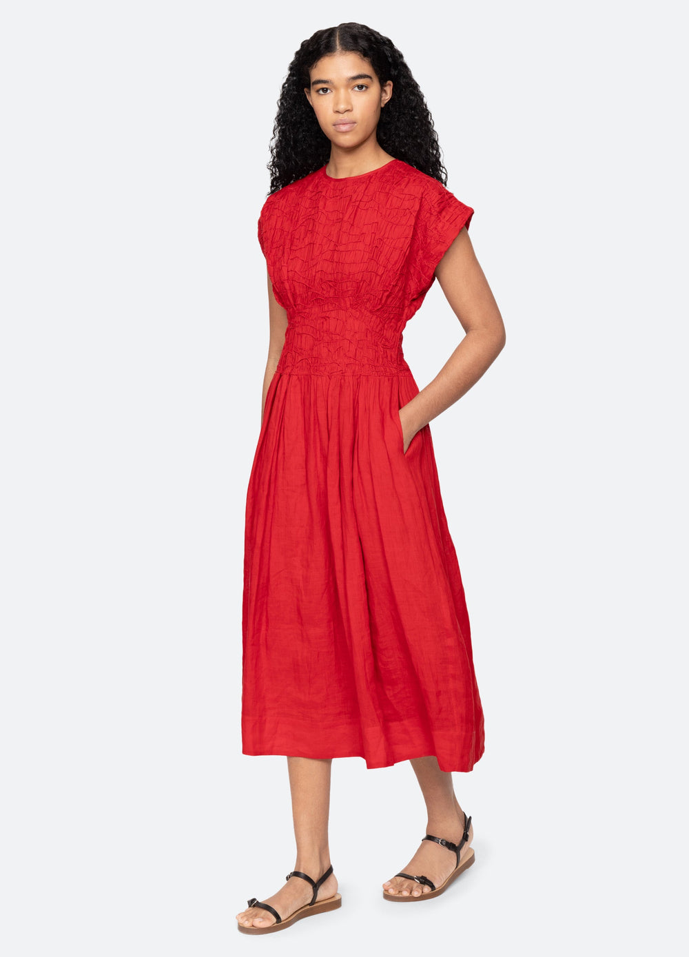 Sea New York Imogen Dress - Red