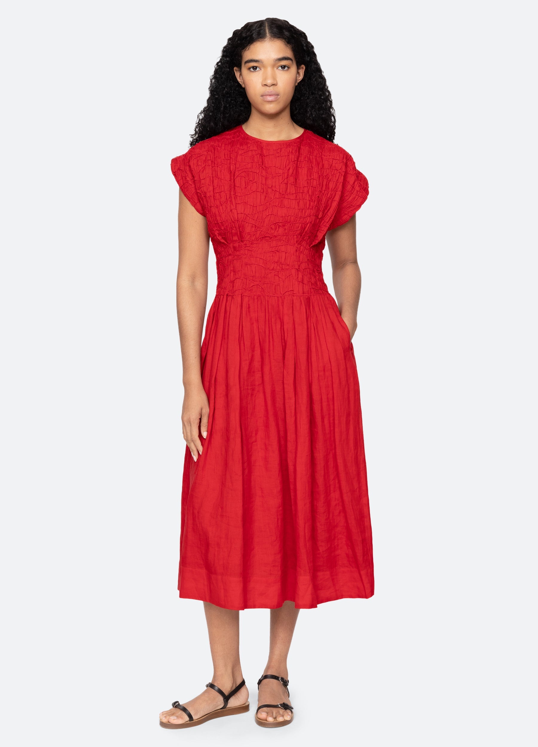 Sea New York Imogen Dress - Red