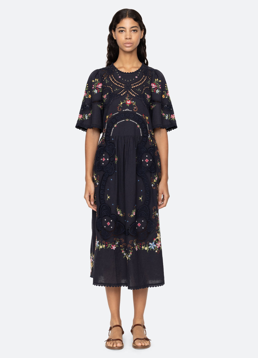 Sea New York Edwina S/S Dress - Navy
