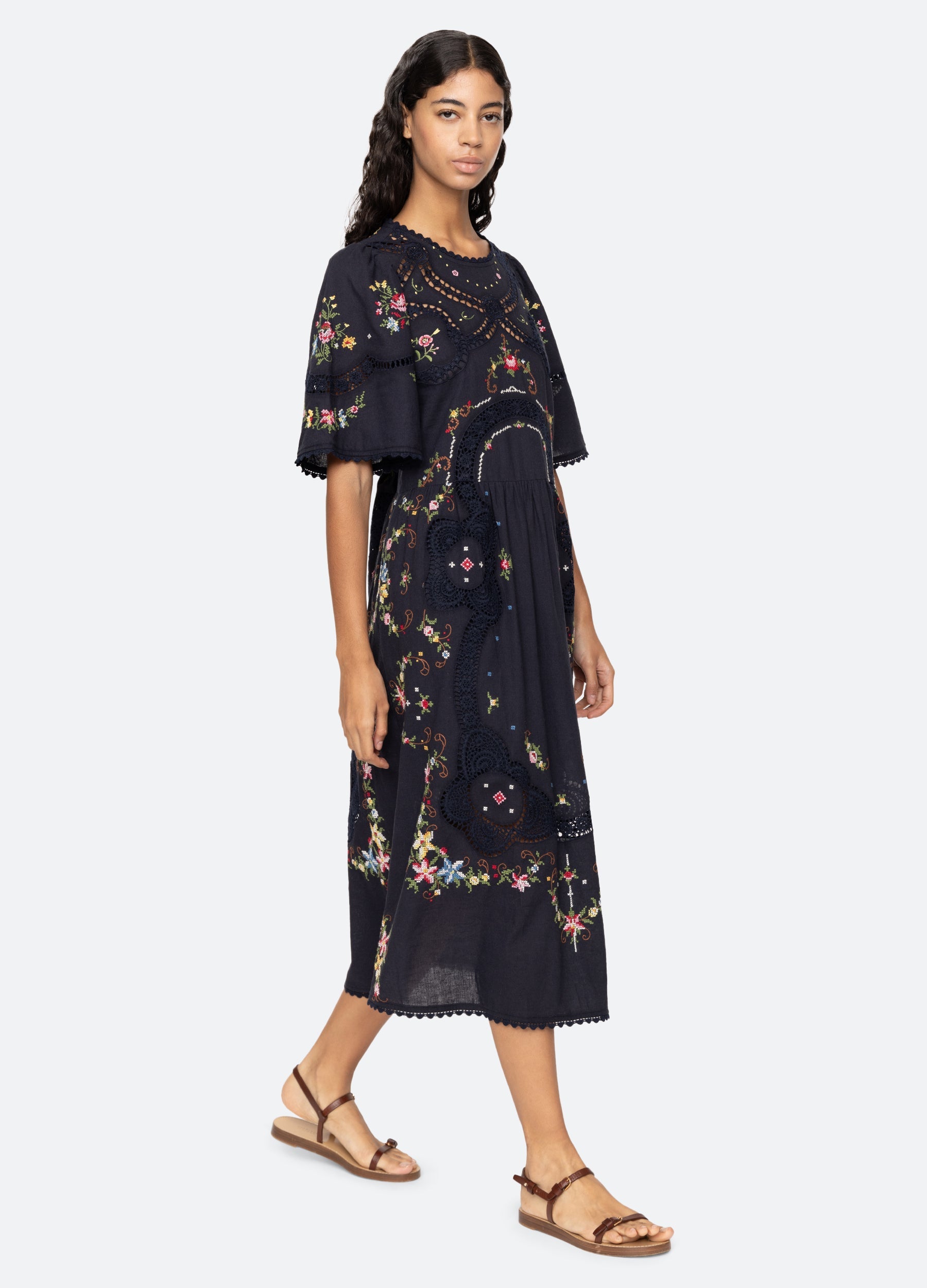 Sea New York Edwina S/S Dress - Navy