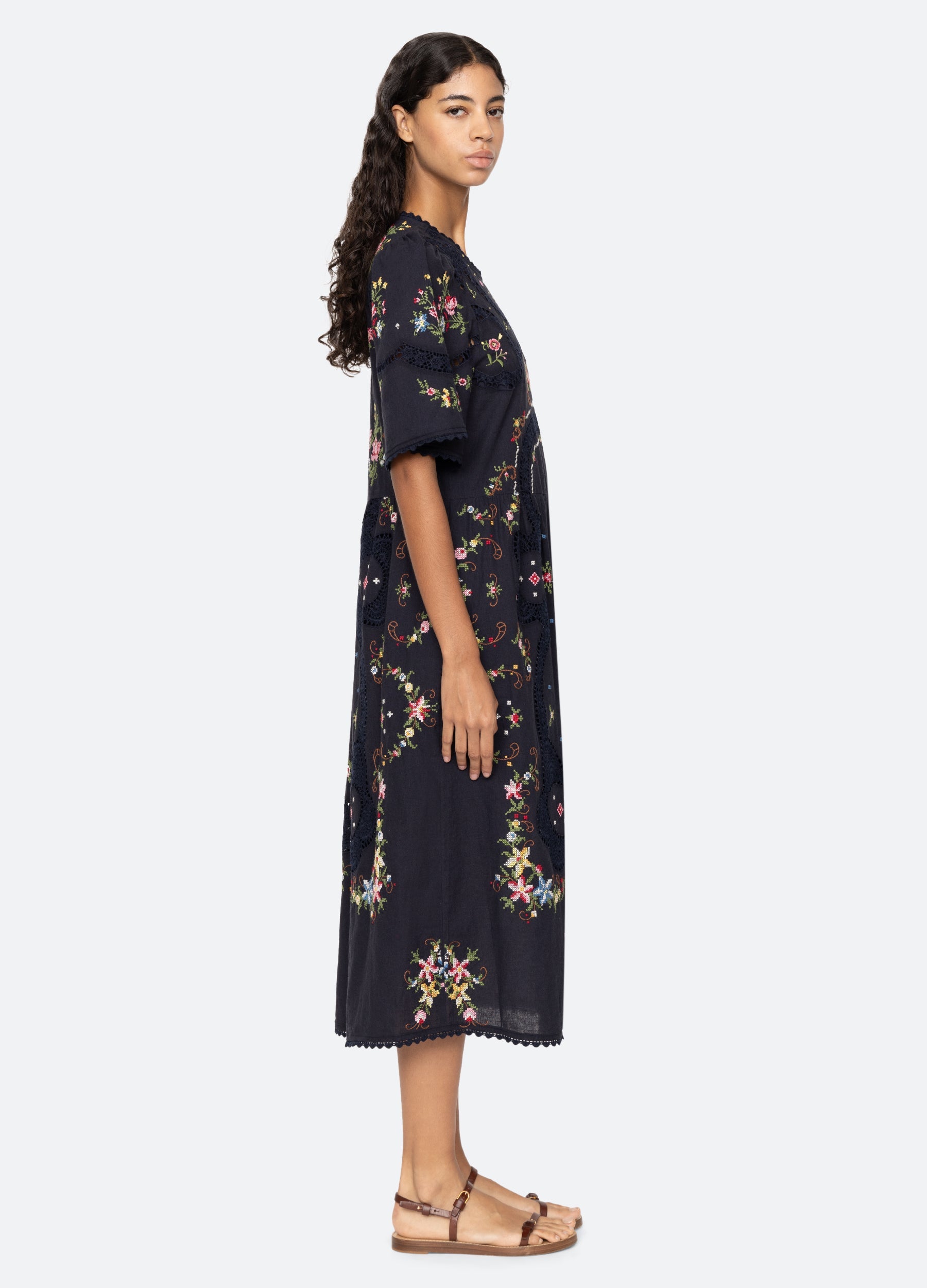 Sea New York Edwina S/S Dress - Navy
