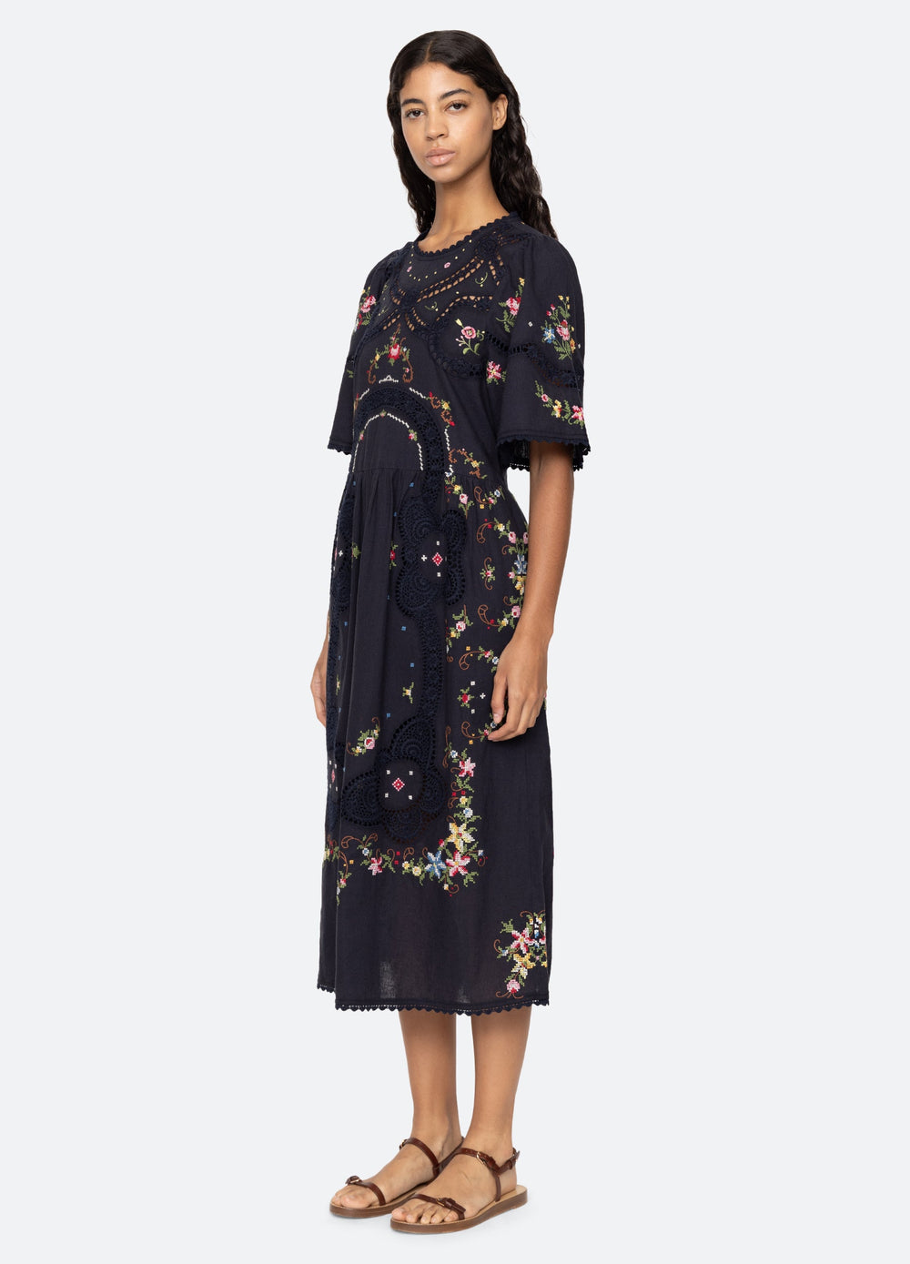 Sea New York Edwina S/S Dress - Navy