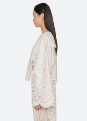 Sea New York Gardener L/S Top - White