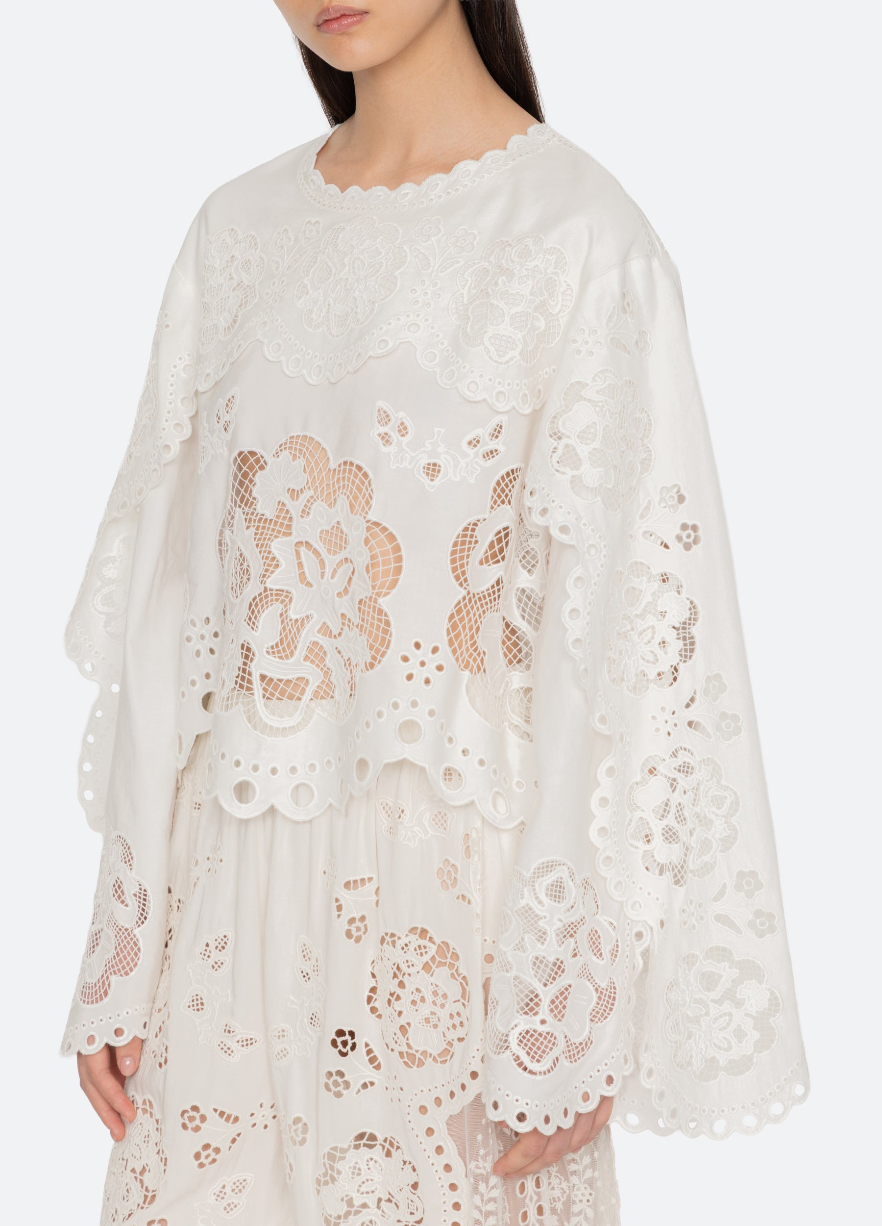 Sea New York Gardener L/S Top - White