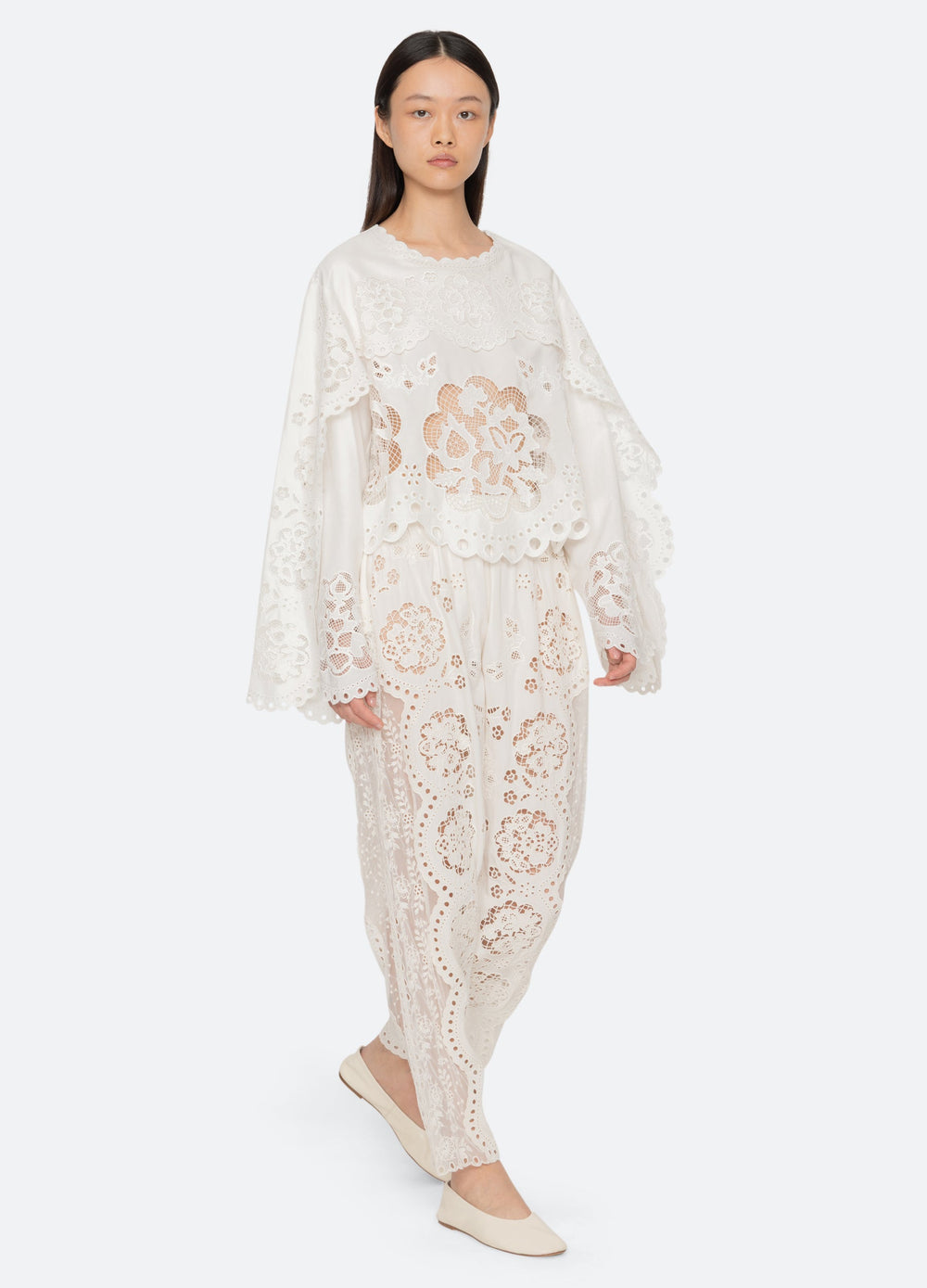 Sea New York Gardener L/S Top - White