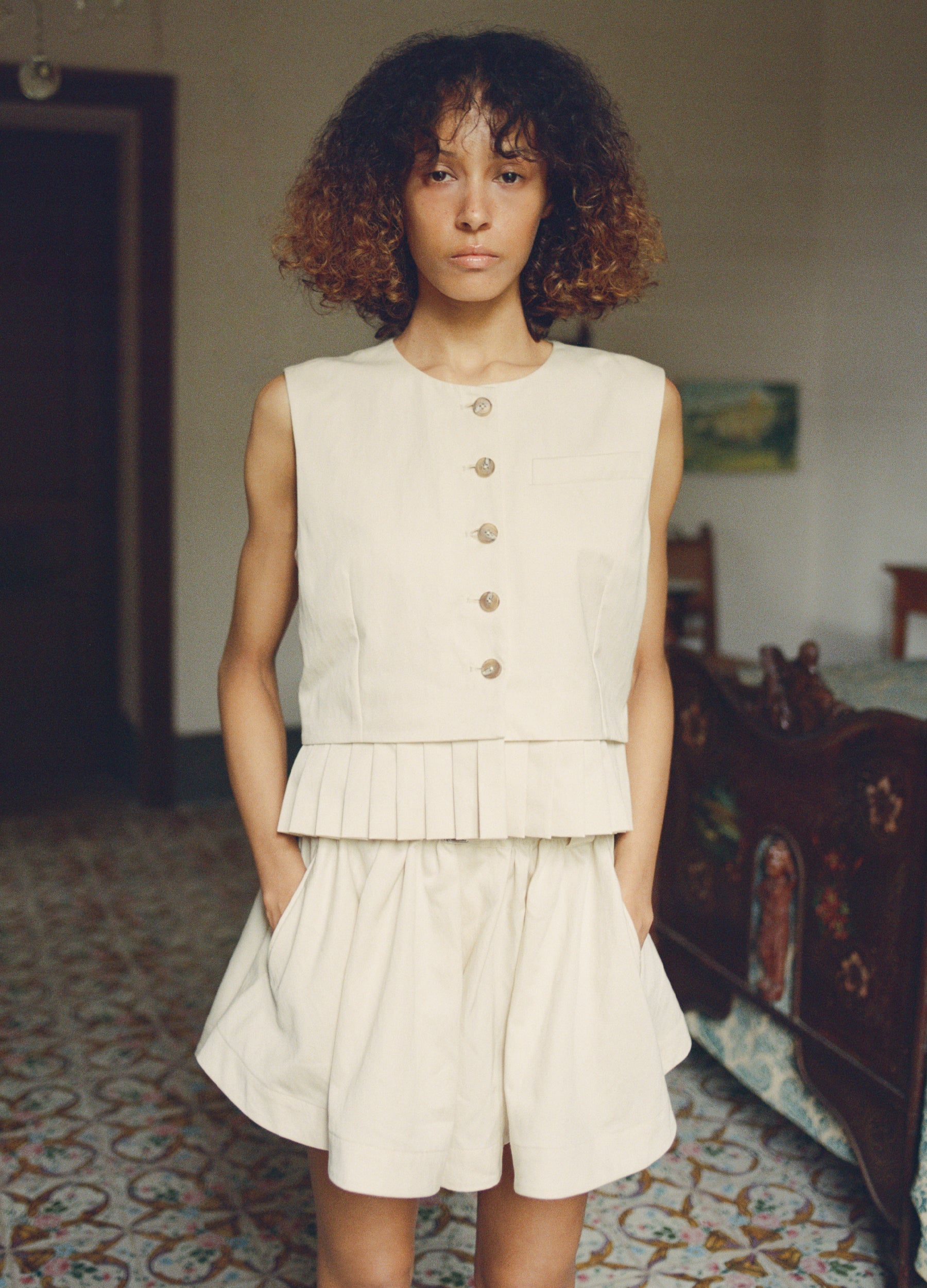 Sea New York Angelina Vest - Bone