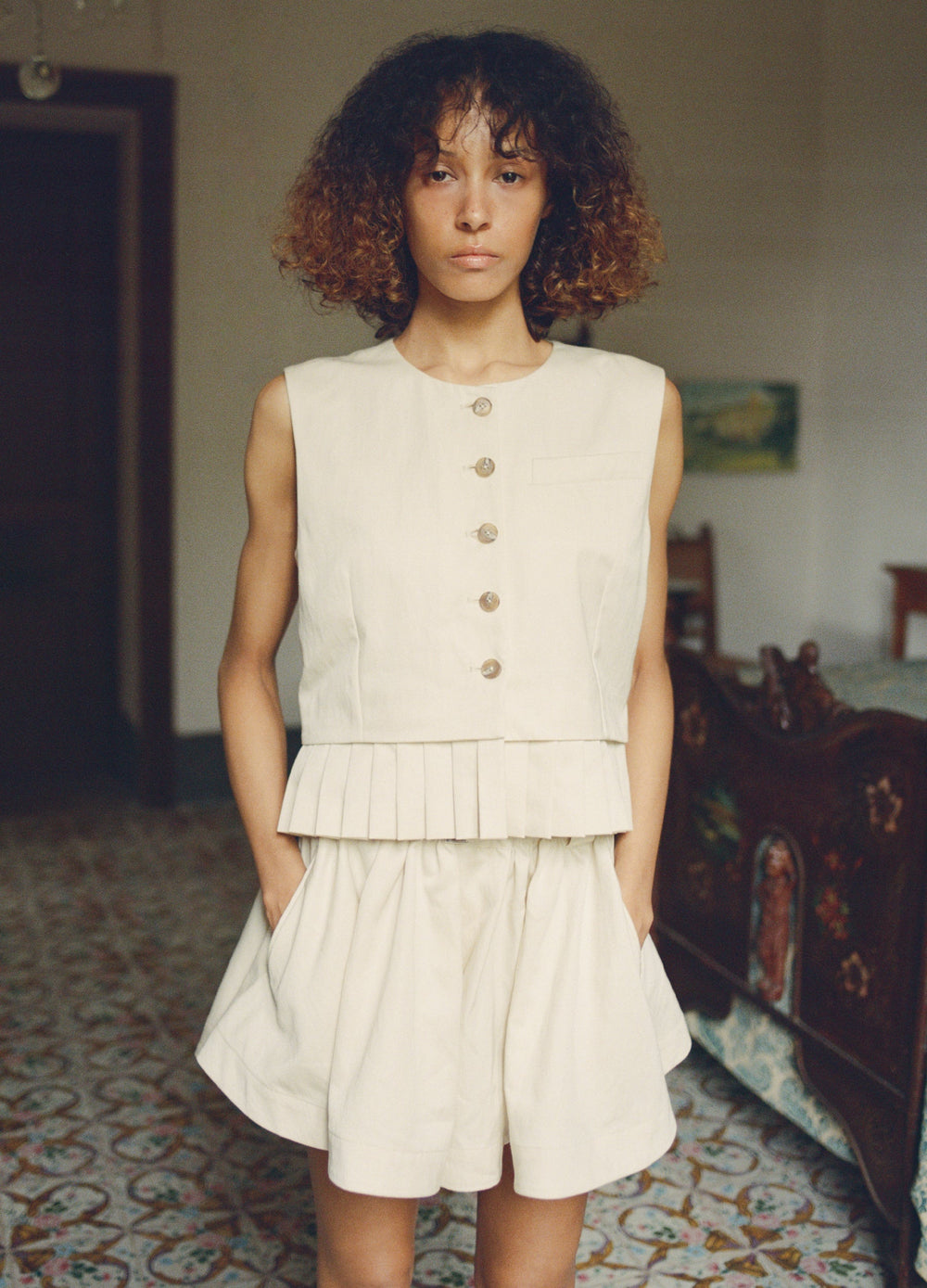 Sea New York Angelina Vest - Bone