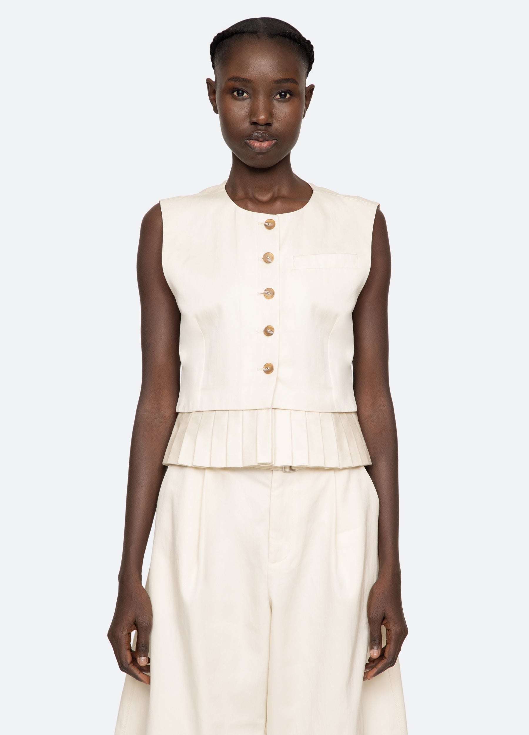 Sea New York Angelina Vest - Bone