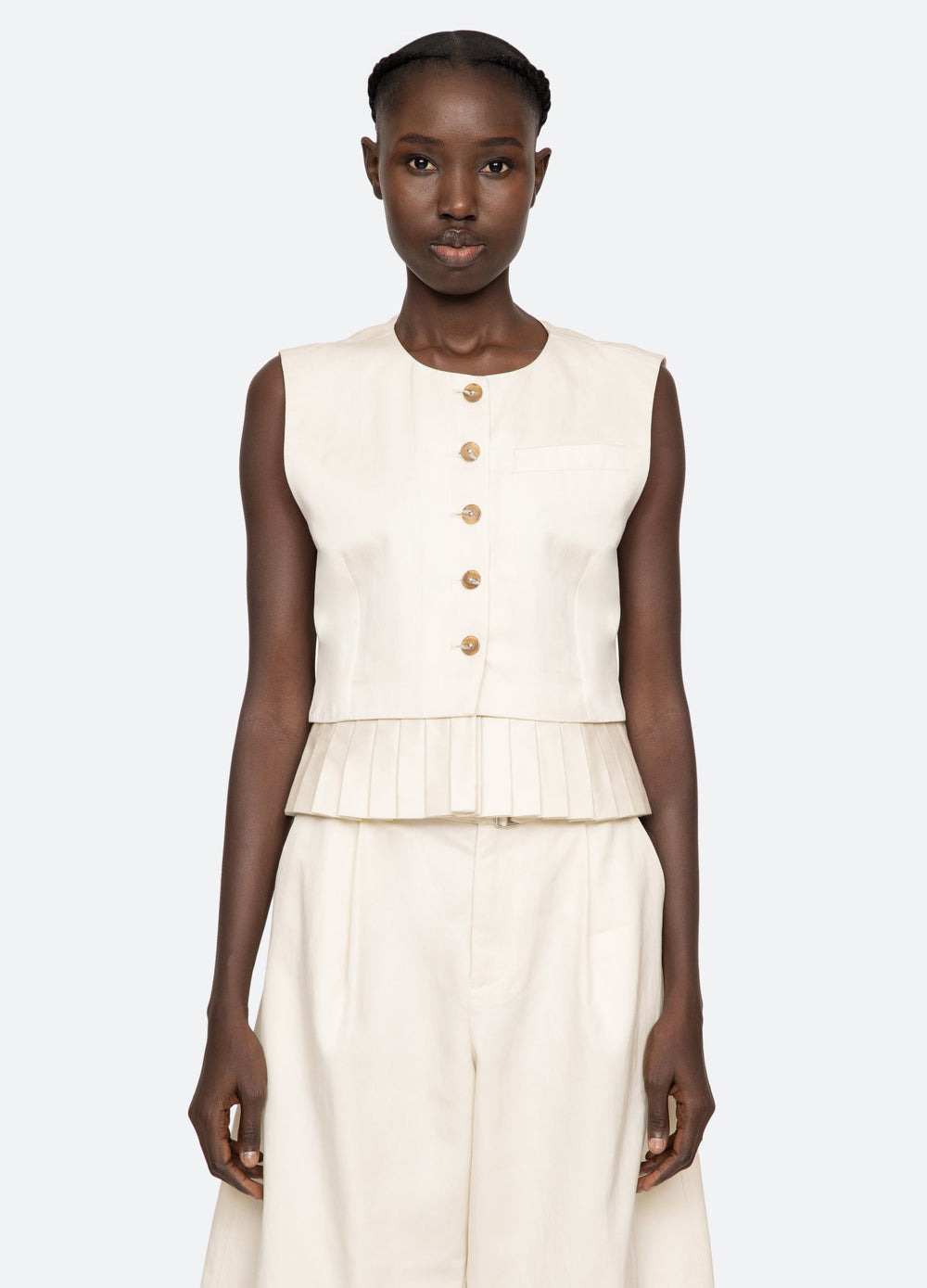 Sea New York Angelina Vest - Bone