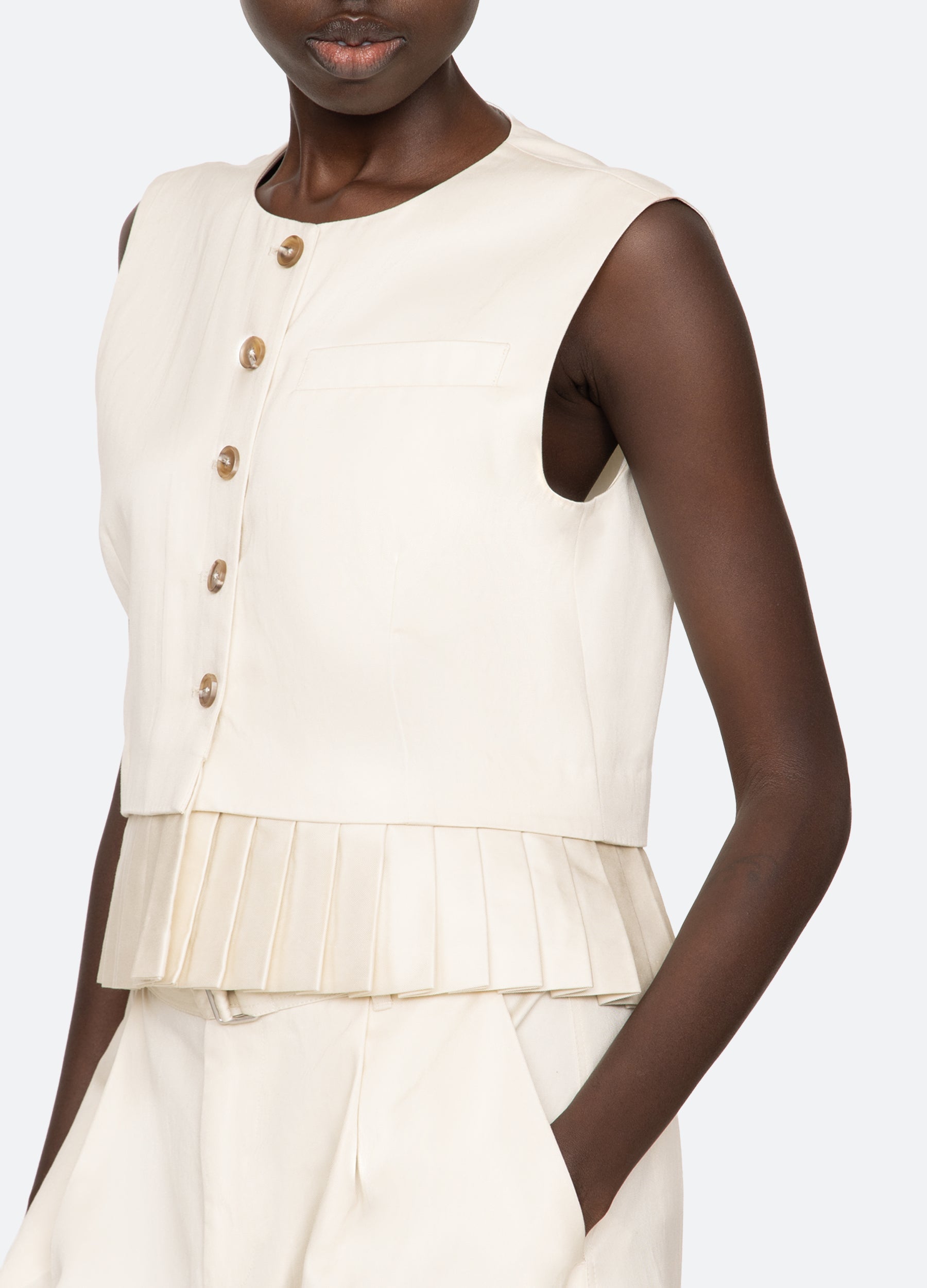 Sea New York Angelina Vest - Bone