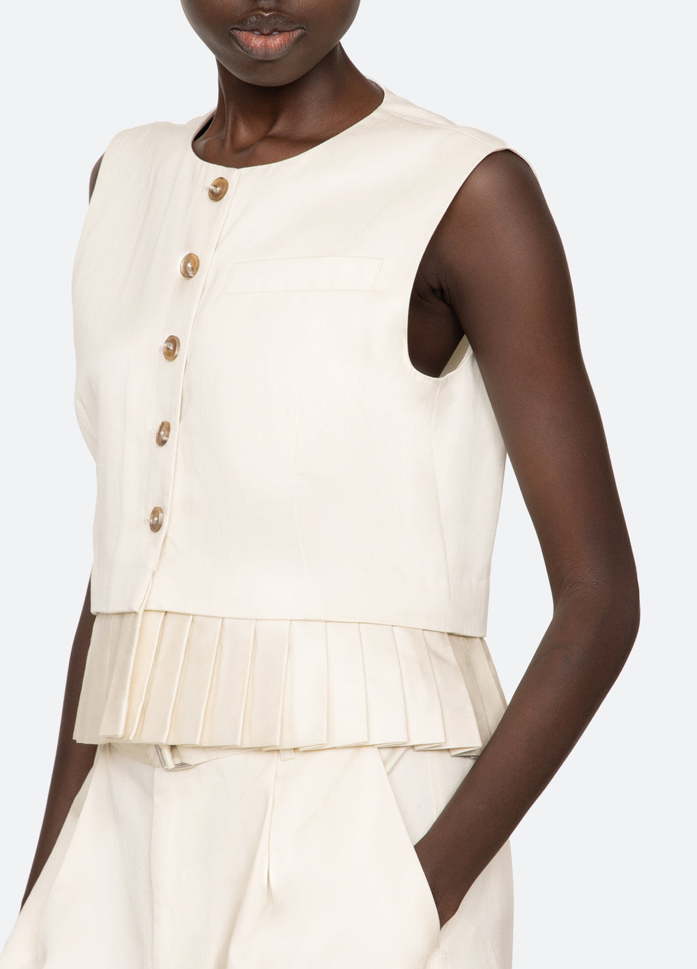 Sea New York Angelina Vest - Bone