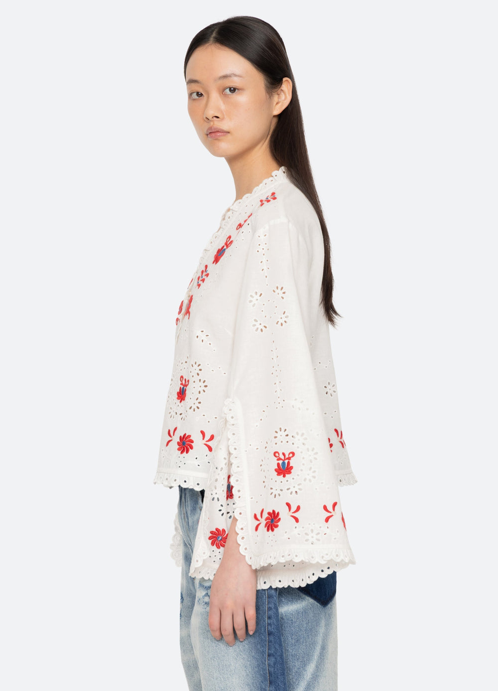 Sea New York Catharina L/S Top - Cream