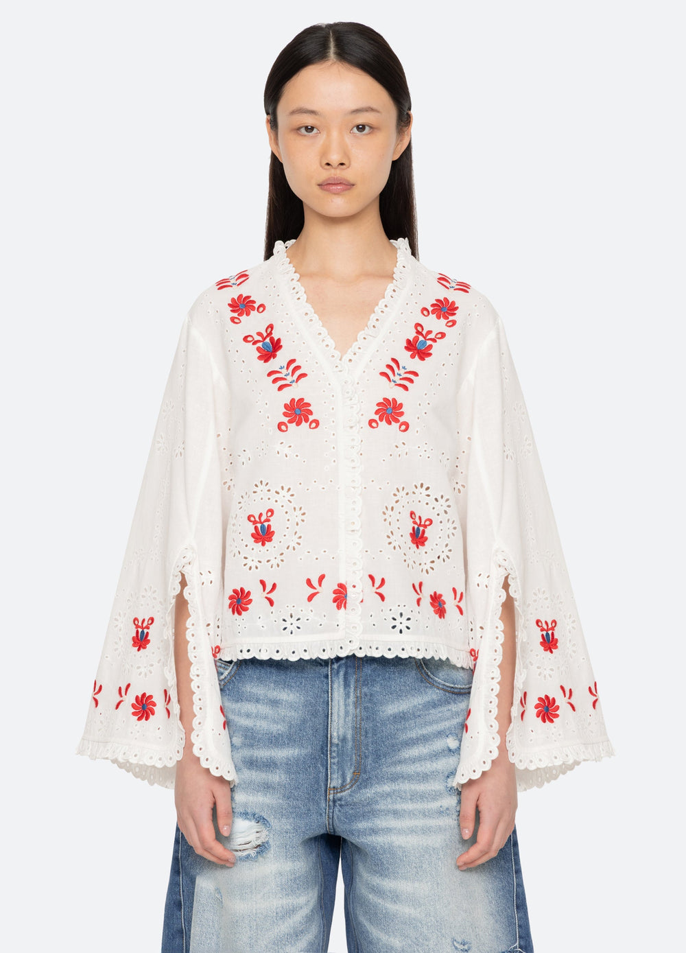 Sea New York Catharina L/S Top - Cream