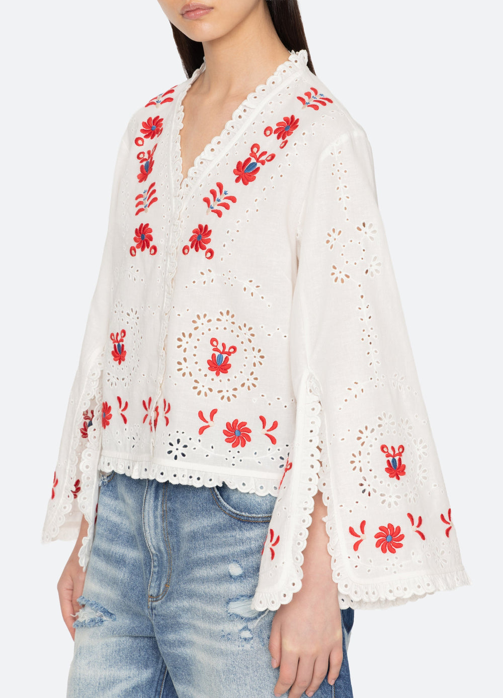 Sea New York Catharina L/S Top - Cream