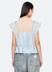 Sea New York Ethel Top - Blue