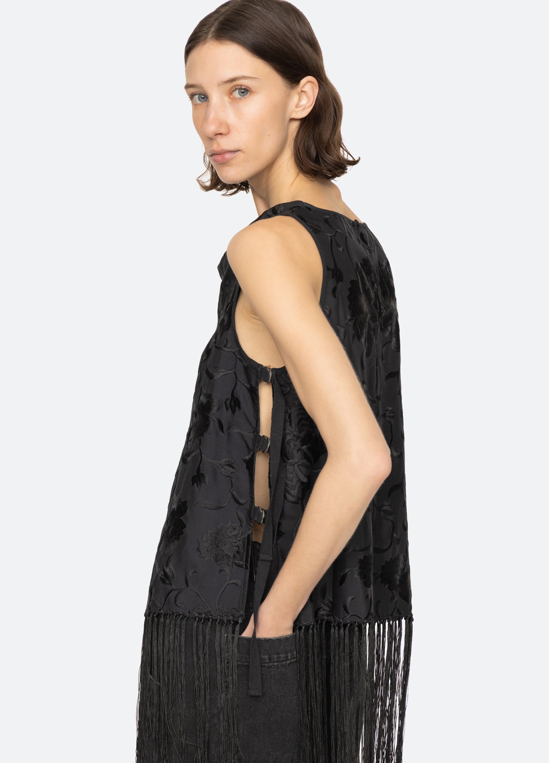 Sea New York Priscilla Vest - Cream
