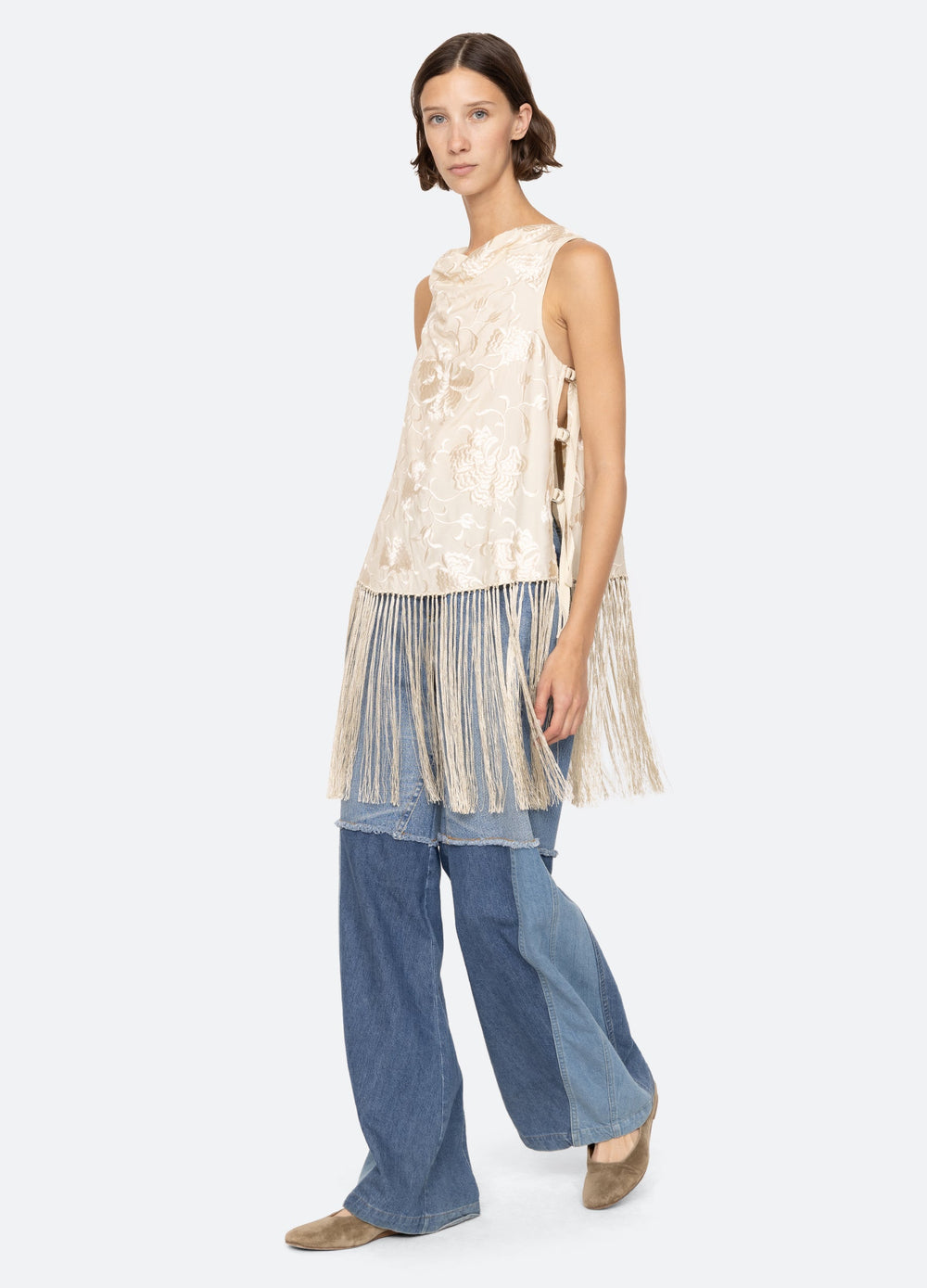 Sea New York Priscilla Vest - Cream