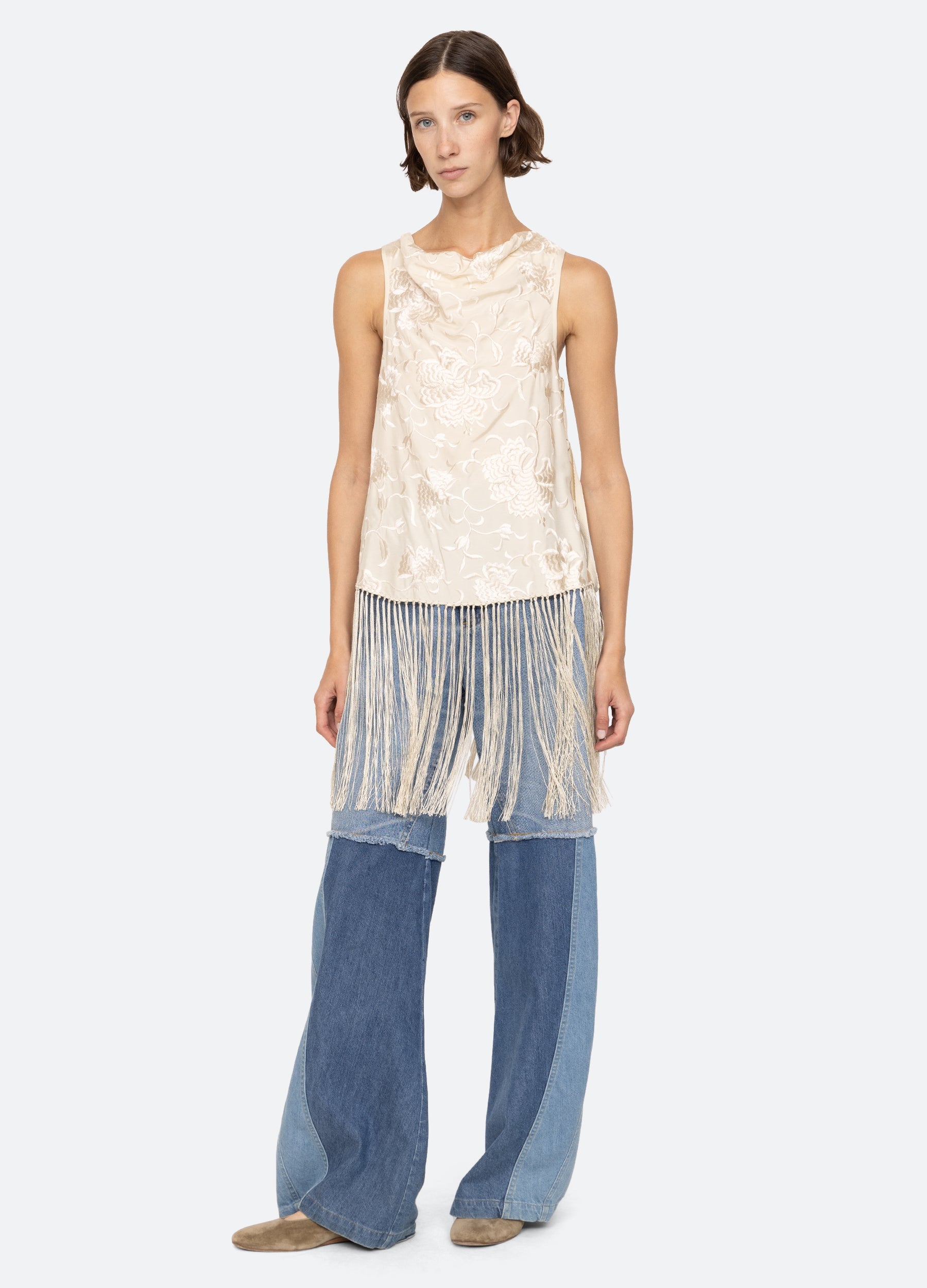 Sea New York Priscilla Vest - Cream