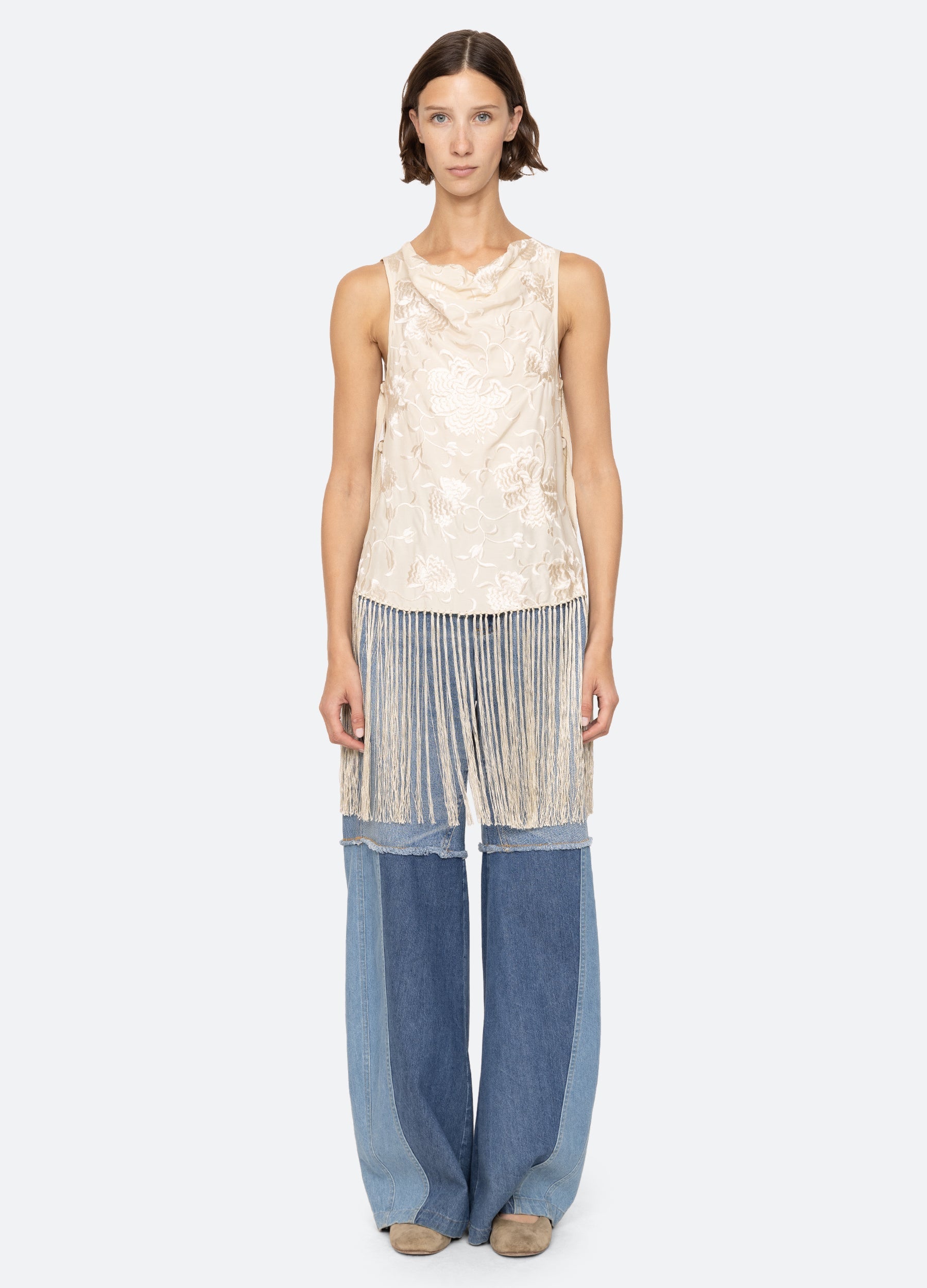 Sea New York Priscilla Vest - Cream