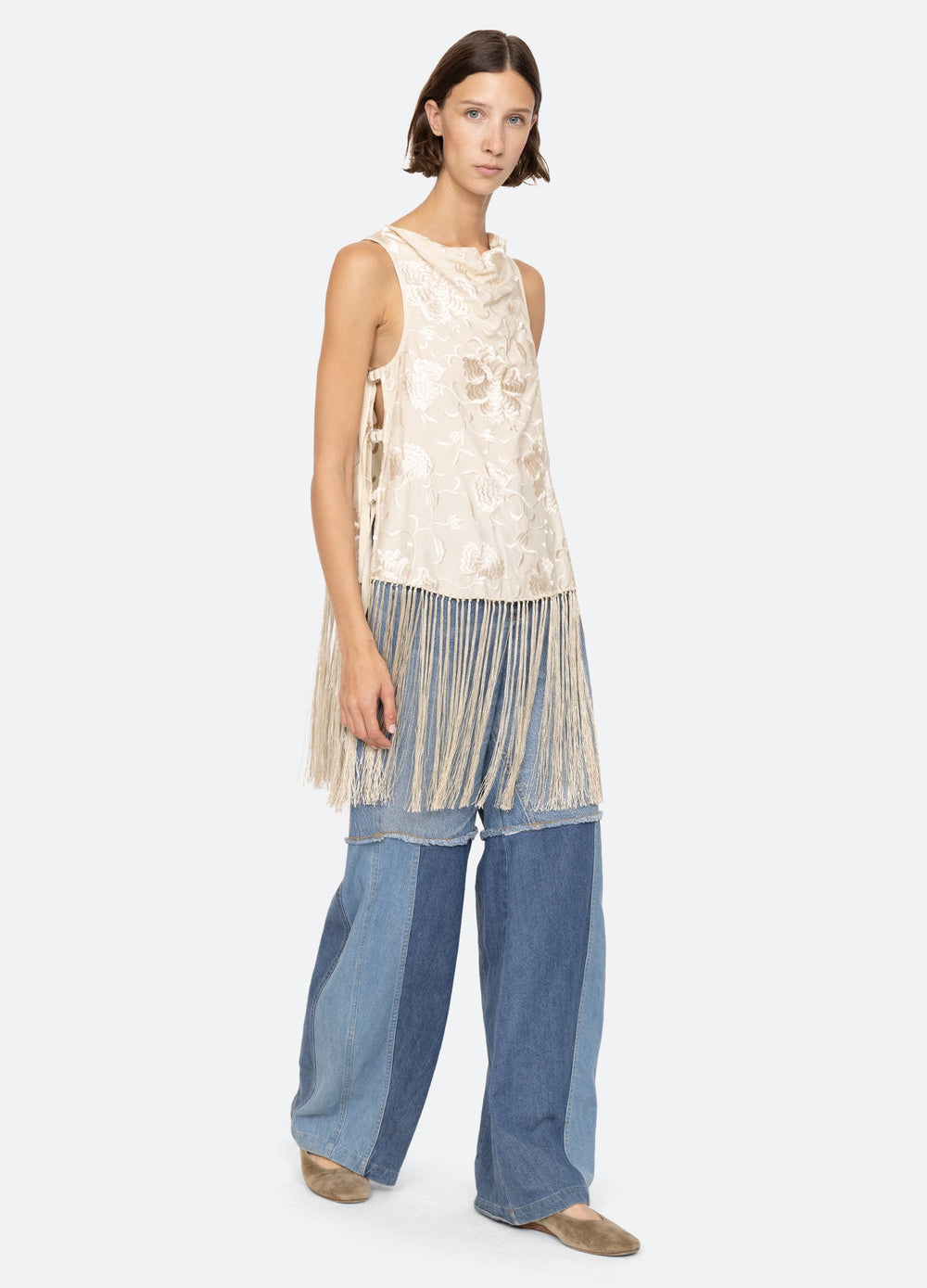 Sea New York Priscilla Vest - Cream