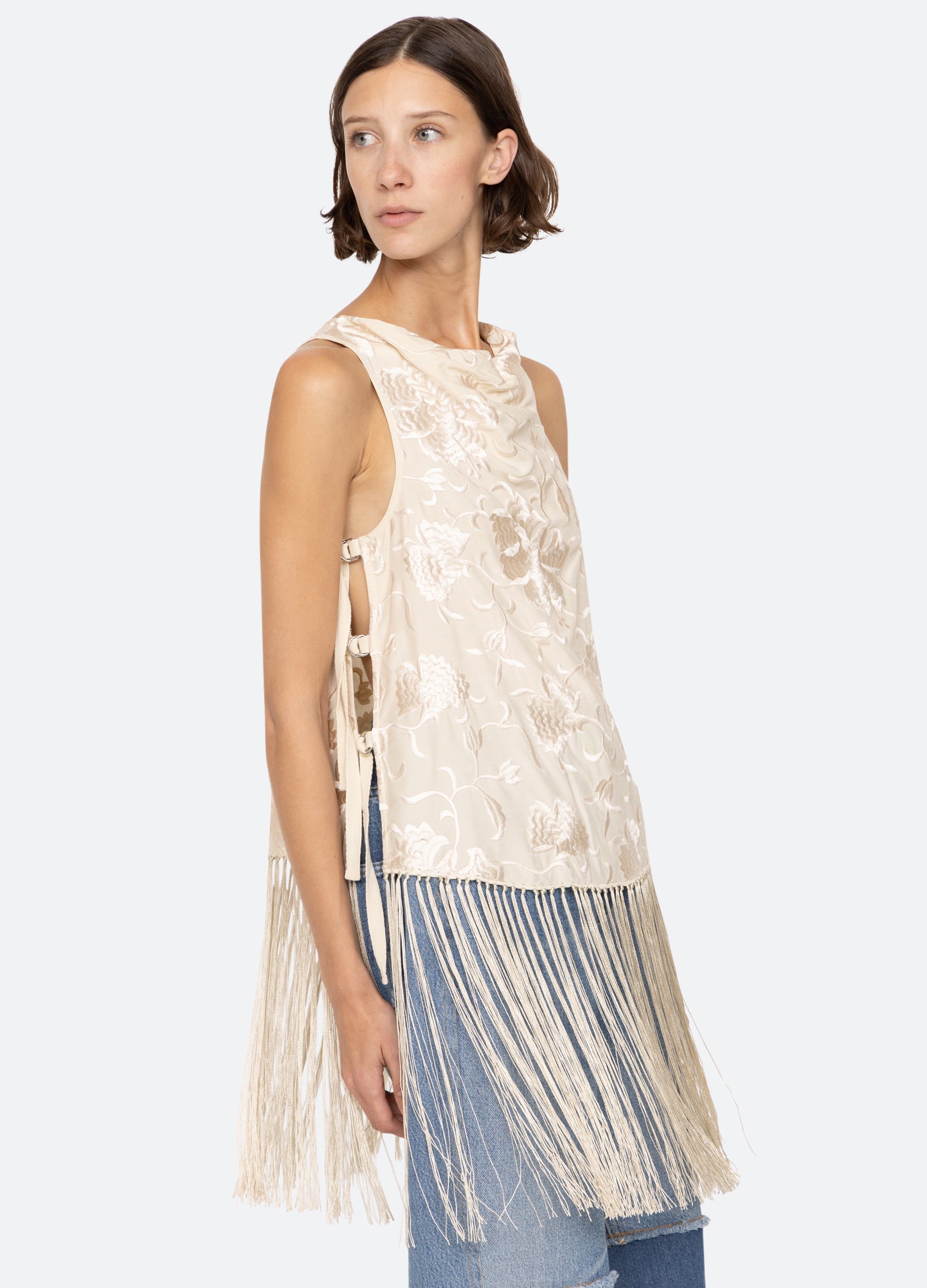 Sea New York Priscilla Vest - Cream