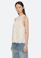 Sea New York Alina Tank - Cream