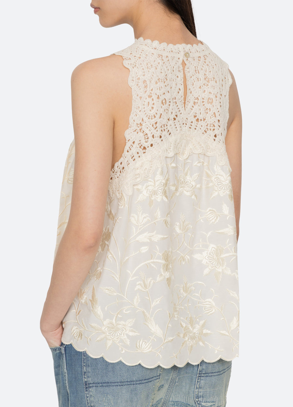 Sea New York Alina Tank - Cream