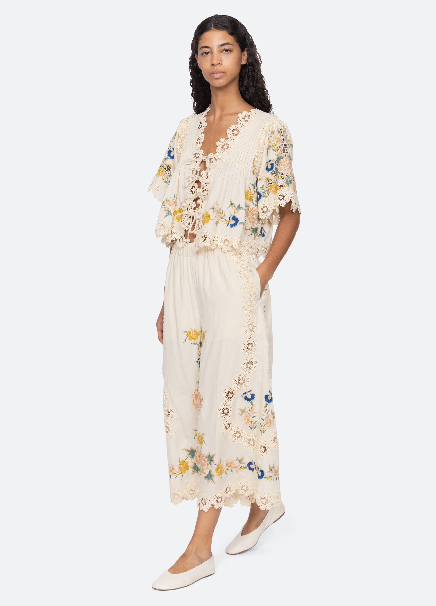 Sea New York Adonna S/S Top - Cream