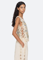 Sea New York Adonna Top - Cream