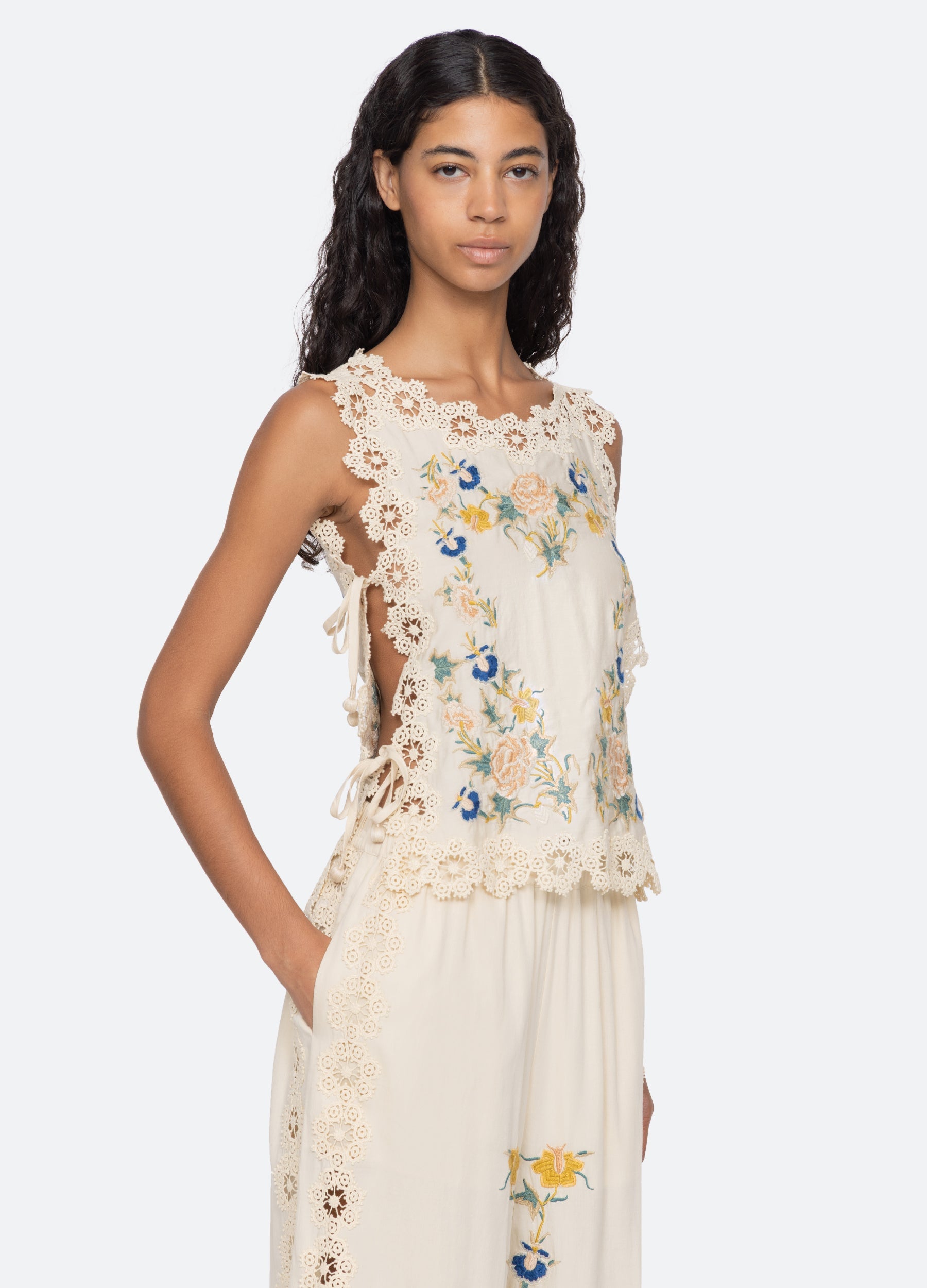 Sea New York Adonna Top - Cream