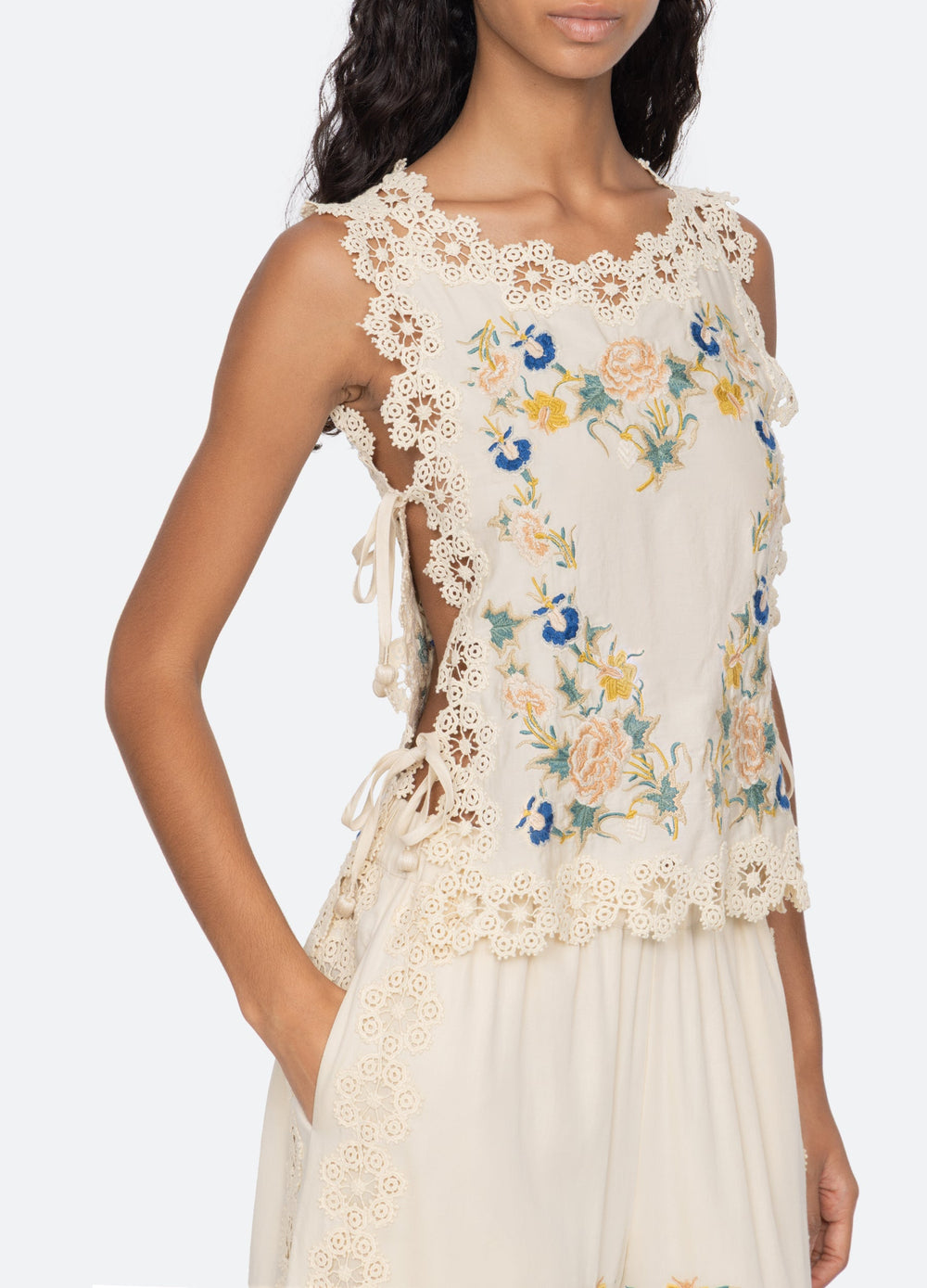 Sea New York Adonna Top - Cream