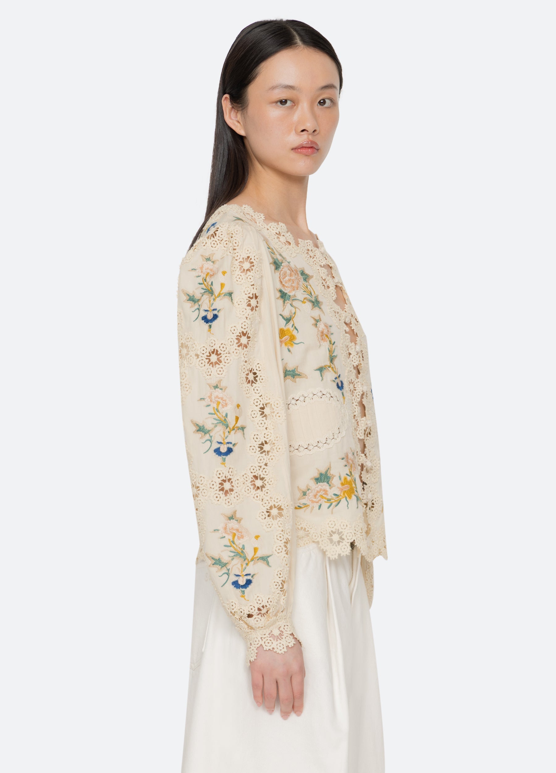 Sea New York Adonna L/S Top - Cream