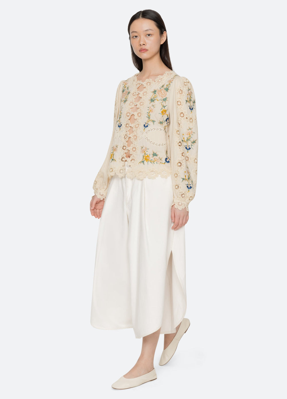 Sea New York Adonna L/S Top - Cream