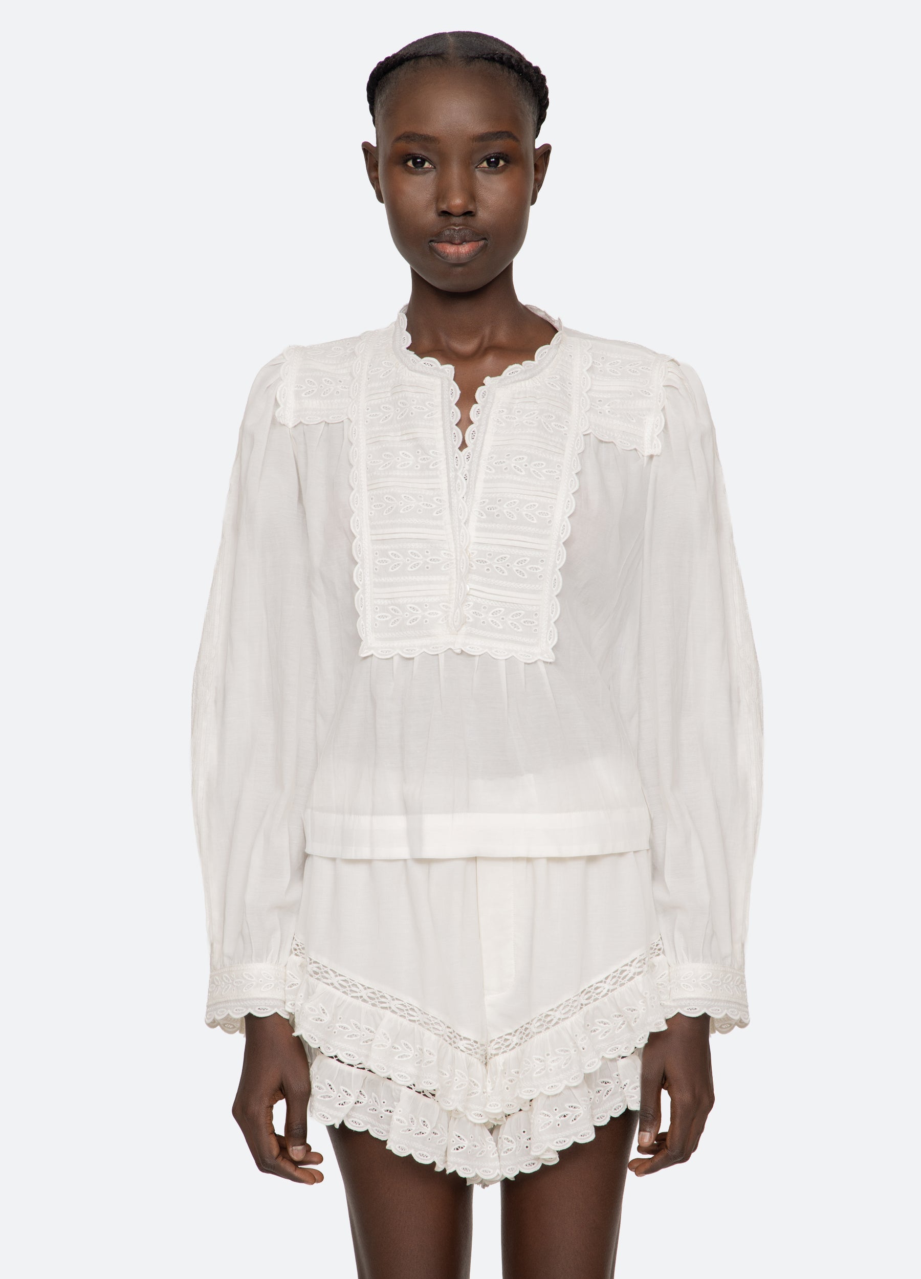 Sea New York Eliza L/S Top - White