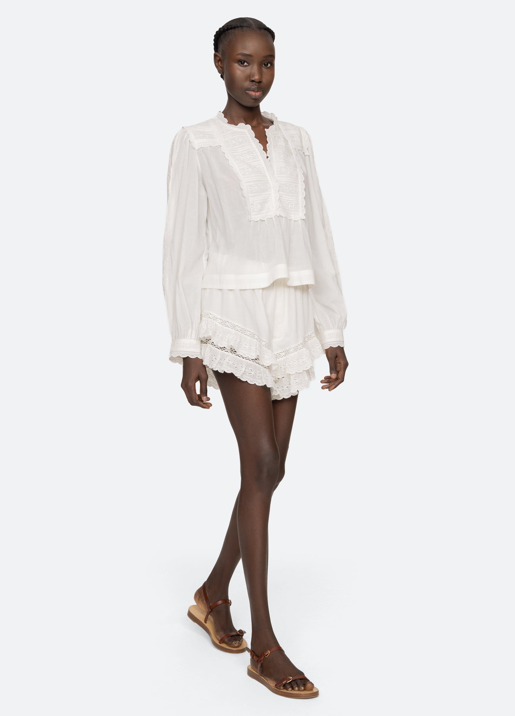 Sea New York Eliza L/S Top - White