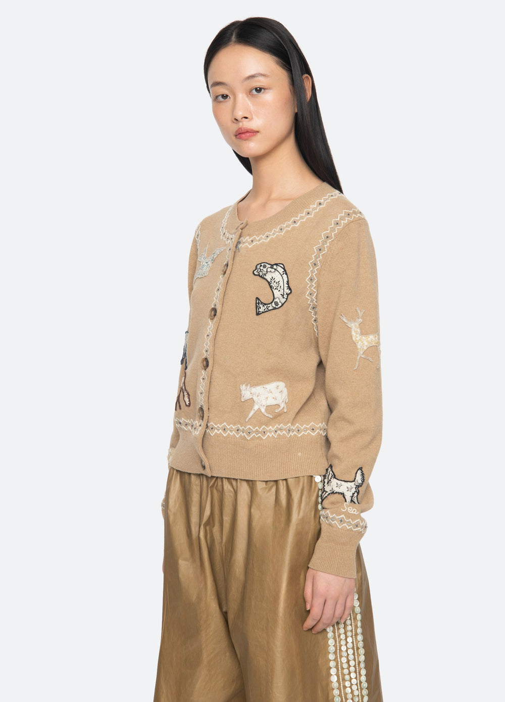Sea New York Winslow Cardigan - Blue