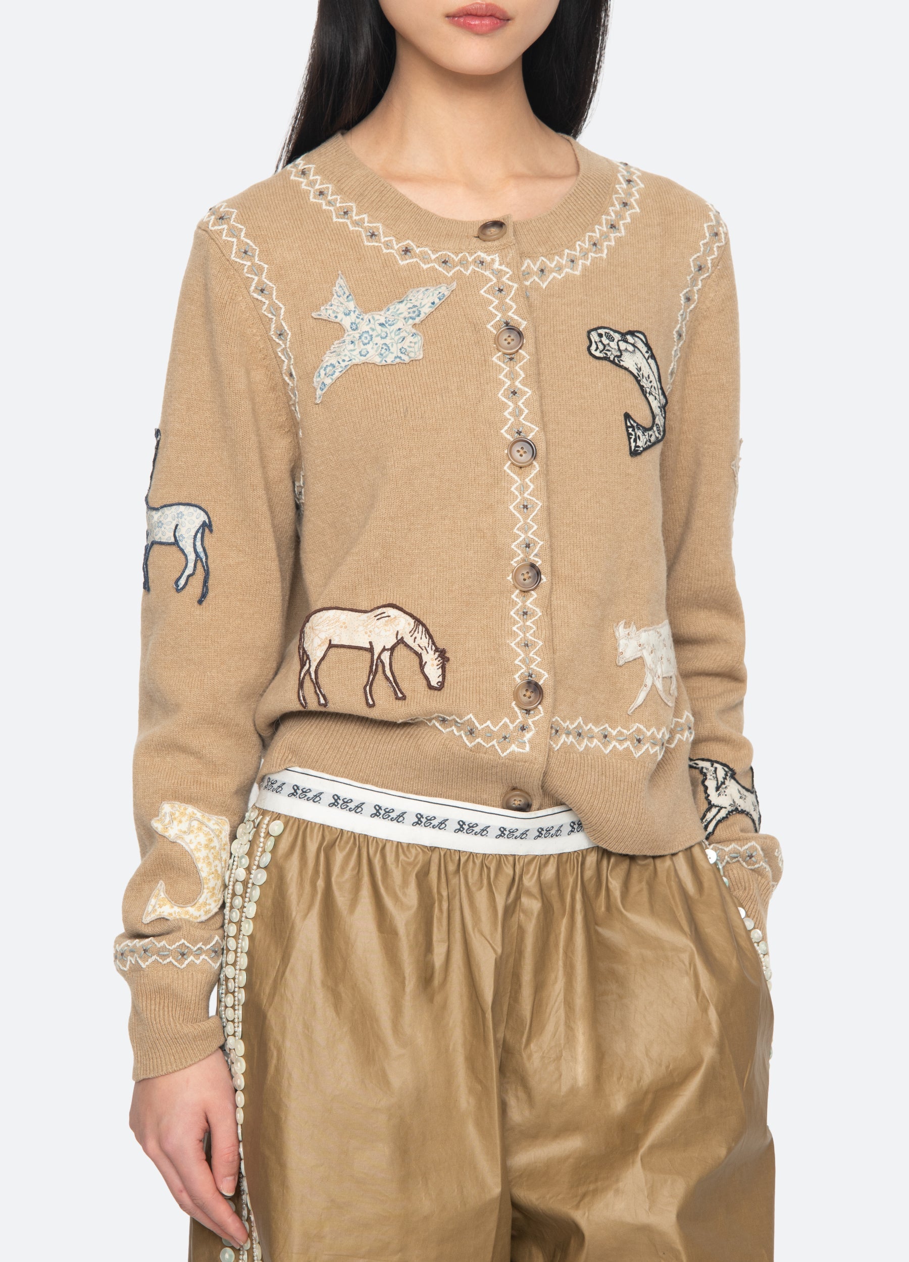 Sea New York Winslow Cardigan - Blue