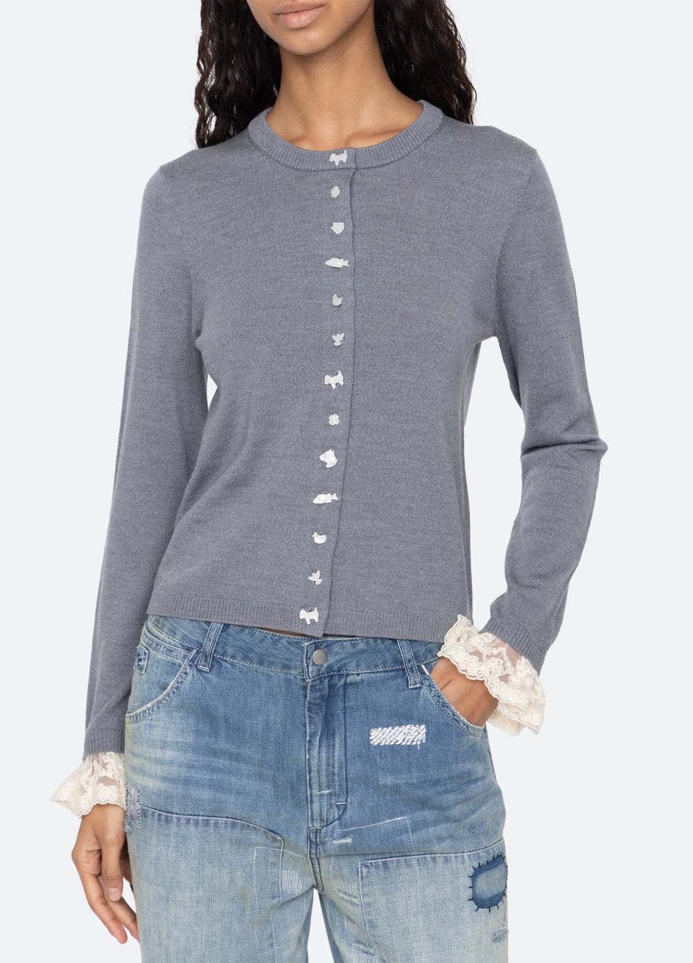 Sea New York Diane Cardigan - Camel