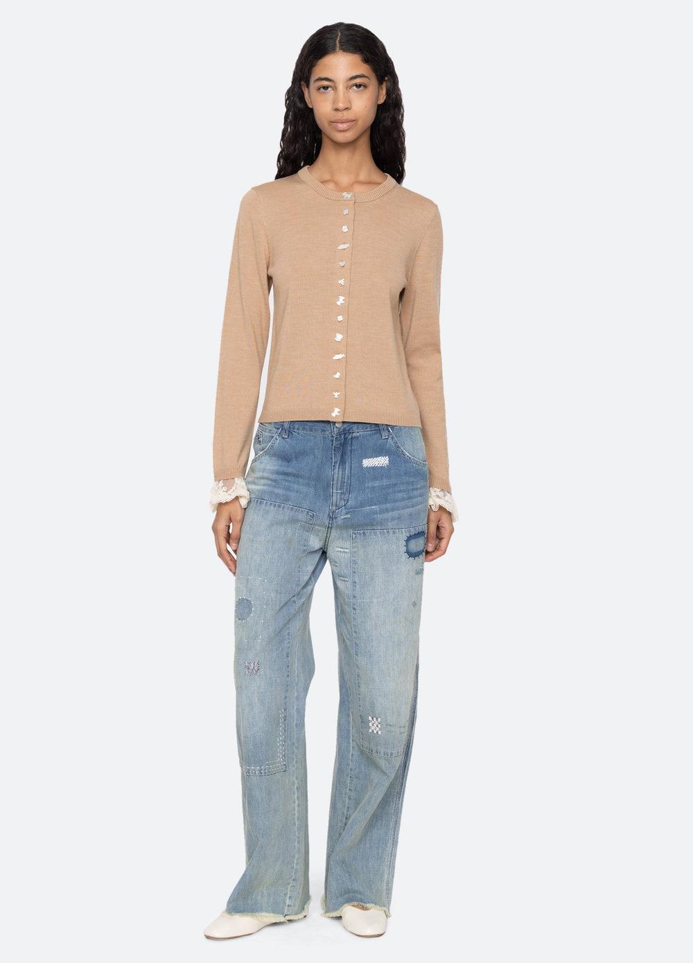 Sea New York Diane Cardigan - Camel