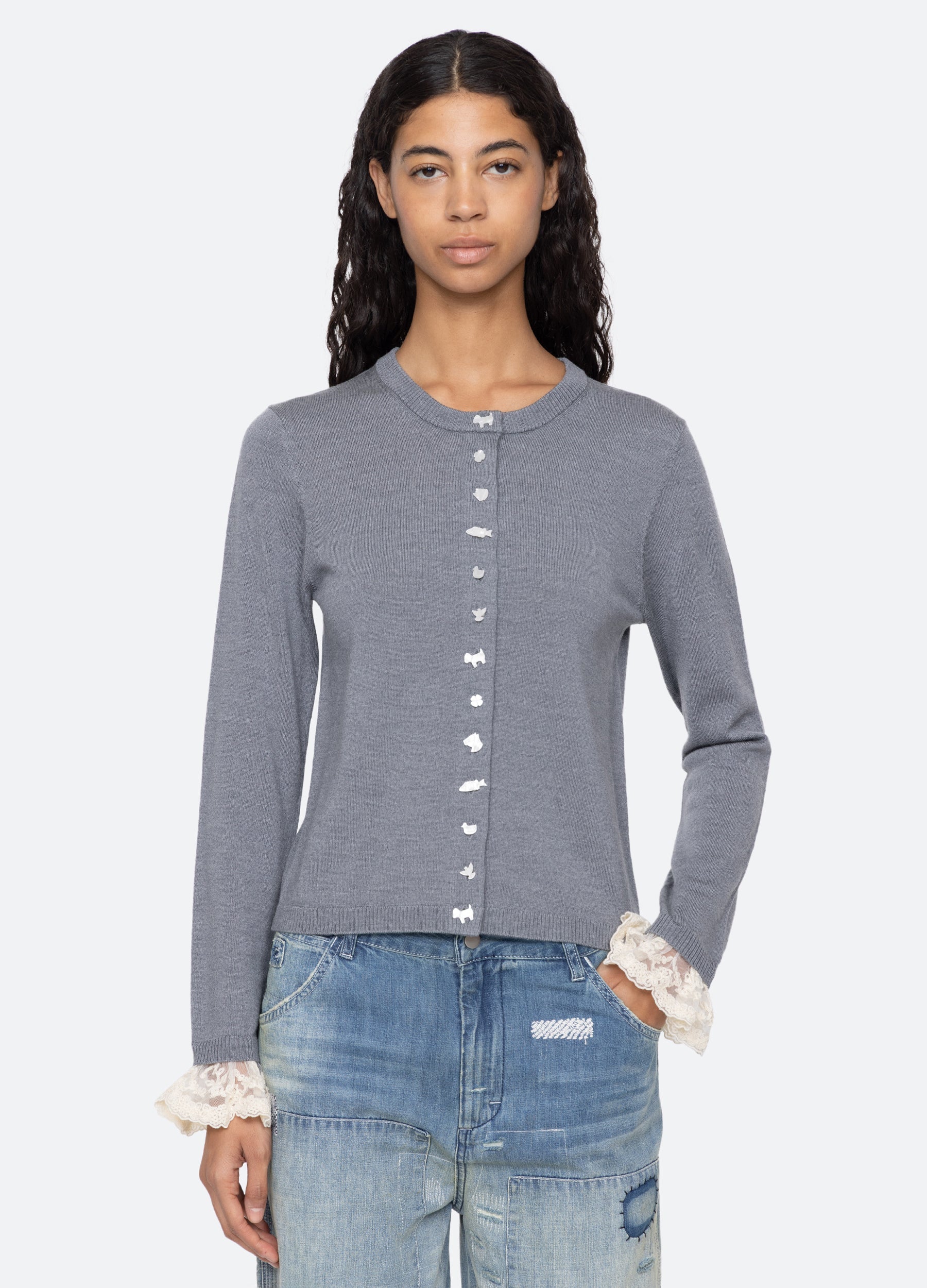 Sea New York Diane Cardigan - Camel
