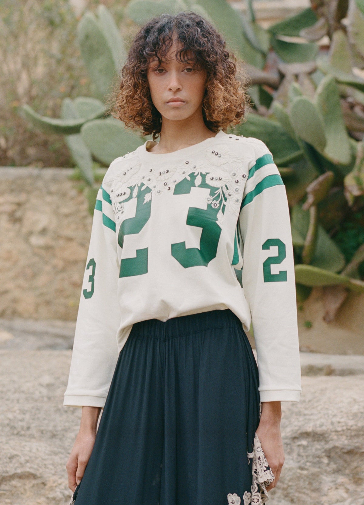 Sea New York Georgie L/S Tee - Cream