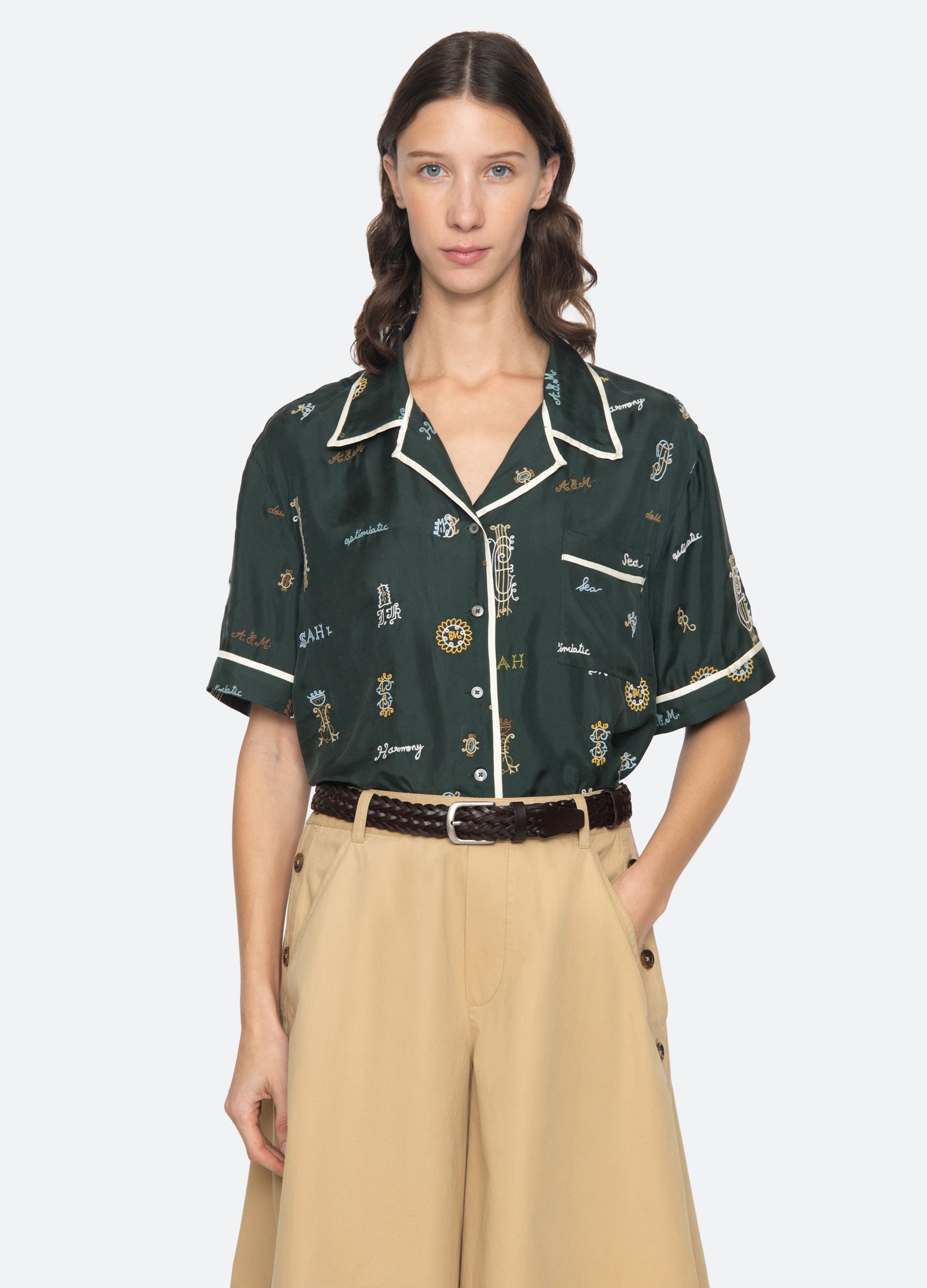 Sea New York Juliet S/S Top - Green